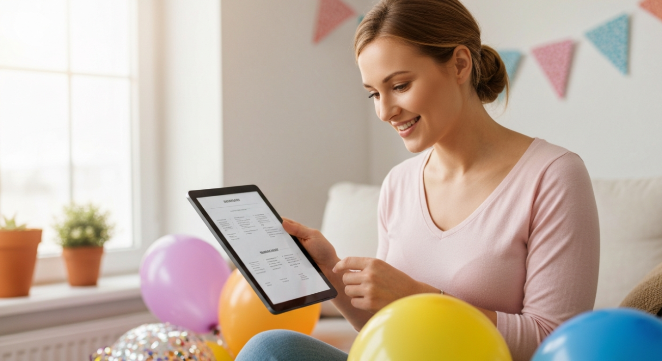 hacer horario fiesta