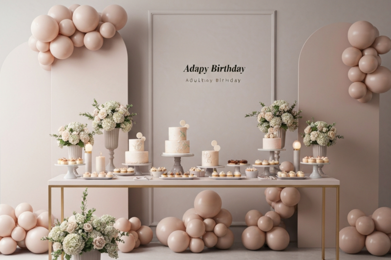 Decoración de Cumpleaños para Adultos: Ideas Elegantes y Modernas