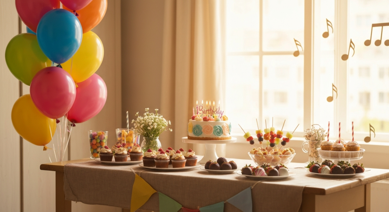 decoracion mesas cumpleaños