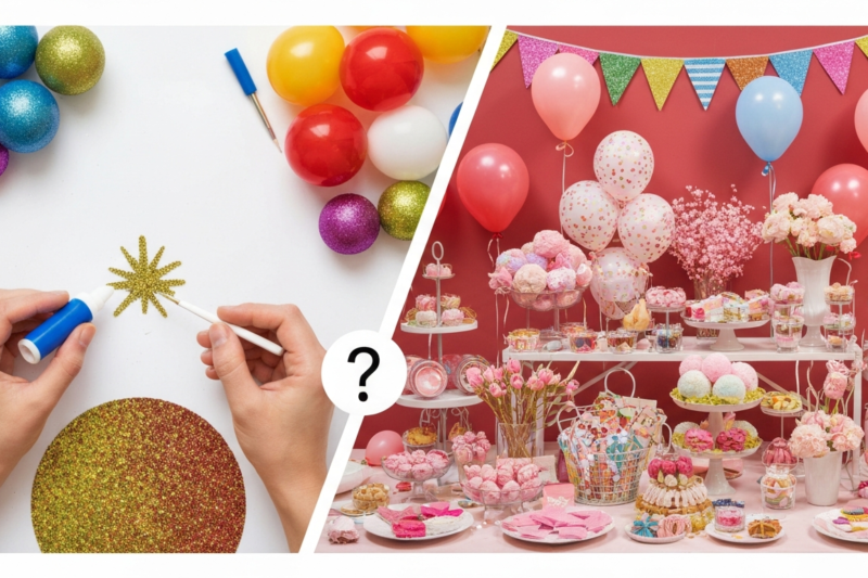 Decoraciones DIY vs Compradas: ¿Cuál es Más Asequible?