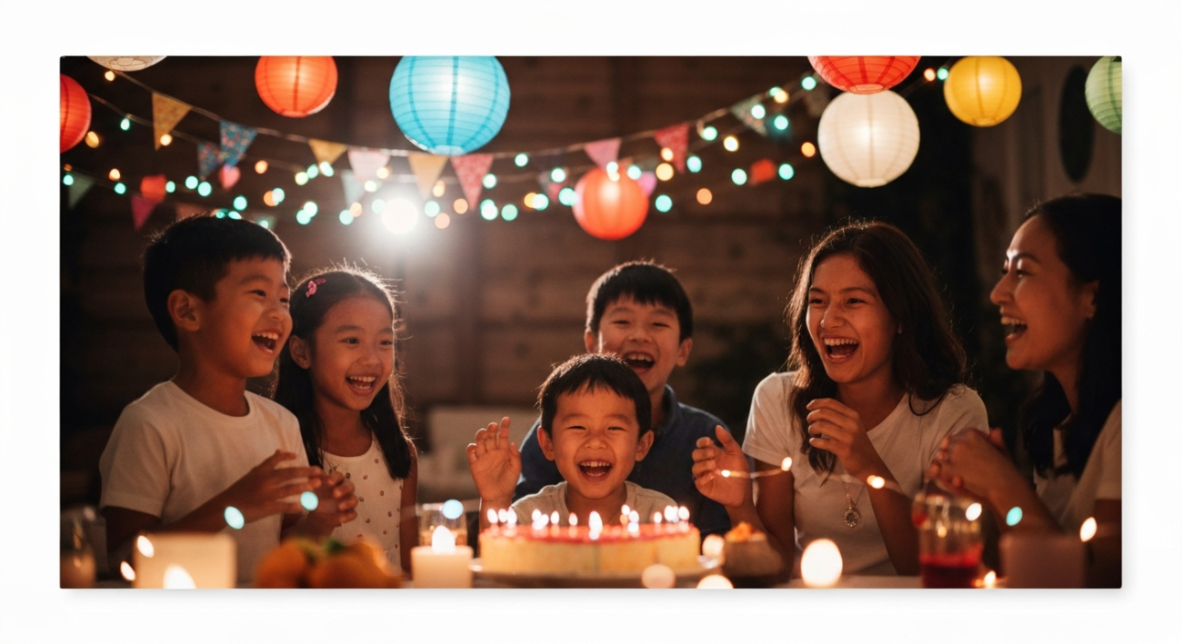 iluminacion fiestas cumpleaños