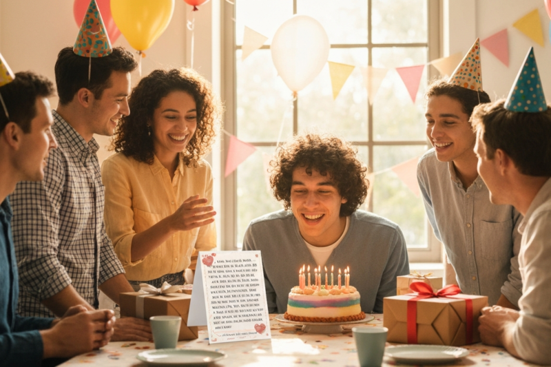 Como escribir deseos de cumpleaños memorables